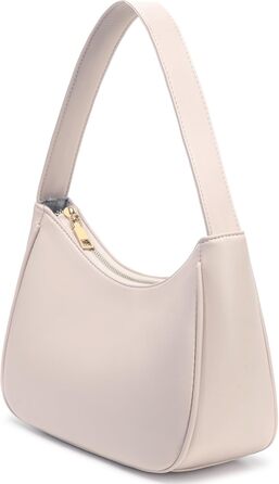 Сумка жіноча Schutertaschen Hobo мініатюрна, клатч на блискавці, колір бежевий (L)