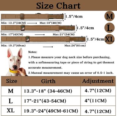 Нашийник для собак Eeyfarog, регульований з контролем, сірий, XL