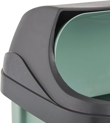 Відро для сміття Keeeper Rasmus з роликовим кришкою, світло-зелене (Nordic Green), 25 л