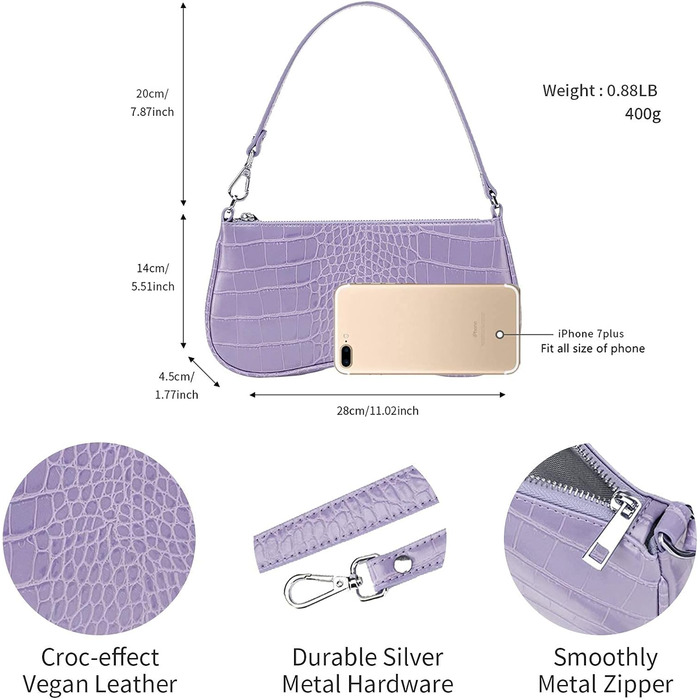 Сумка жіноча JW PEI Eva через плече світло-фіолетова - оригінальна та стильна