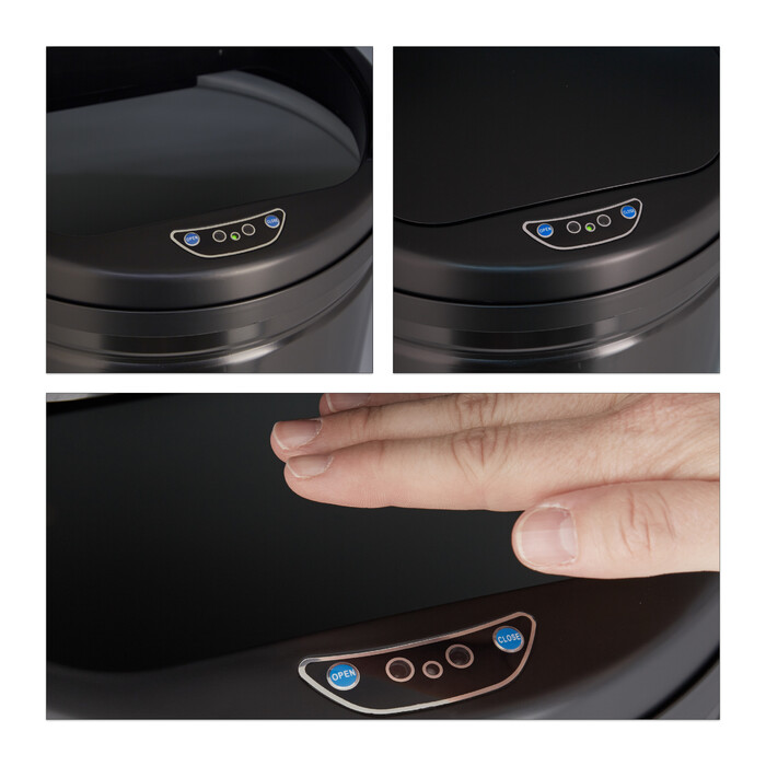 Relaxdays 50 L Sensor Trash Can