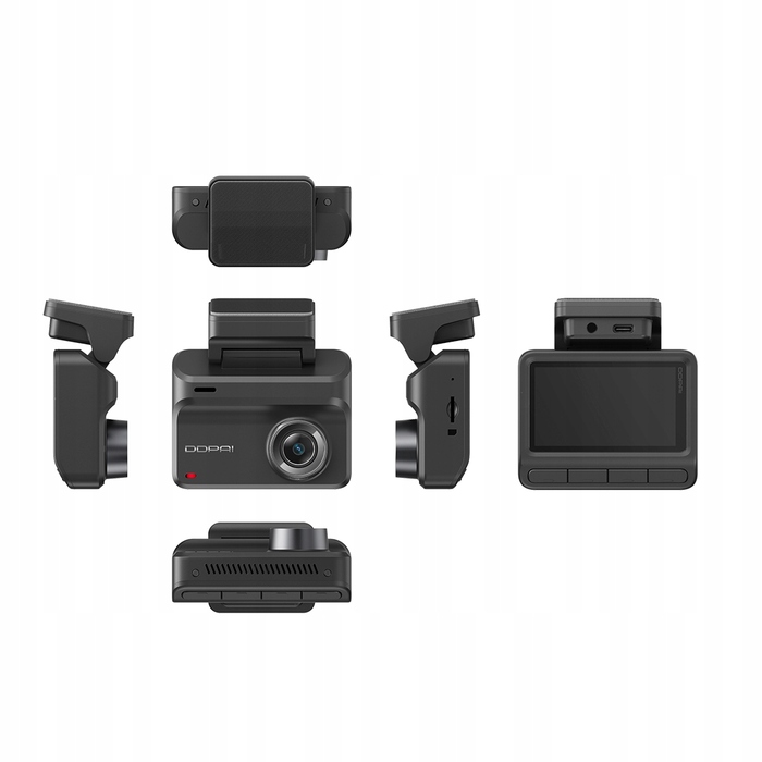 Автомобільний відеореєстратор DDPAI Z50 Pro 4K з GPS, карткою пам'яті 64ГБ та комплектом для постійного живлення (Hardwire Kit)
