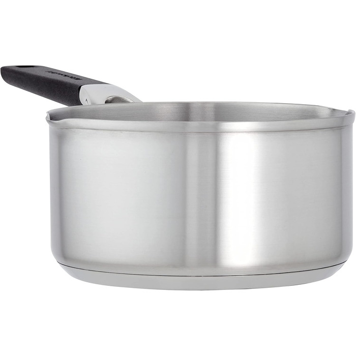 Набір кухонного посуду KitchenAid з нержавіючої сталі, 10 предметів, з поліруванням, включає каструлю 1 кварти