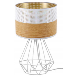 Стильна настільна нічна лампа з абажуром, сучасний лофт, LED