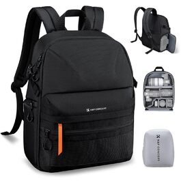 Фоторюкзак K&F Concept 25L для фотографа та відеографа: легкий, з дощовиком та знімними перегородками, відділення для штатива