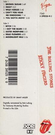 The Rolling Stones Sticky Fingers (Remastered, Half Speed LP) - Вінілова платівка