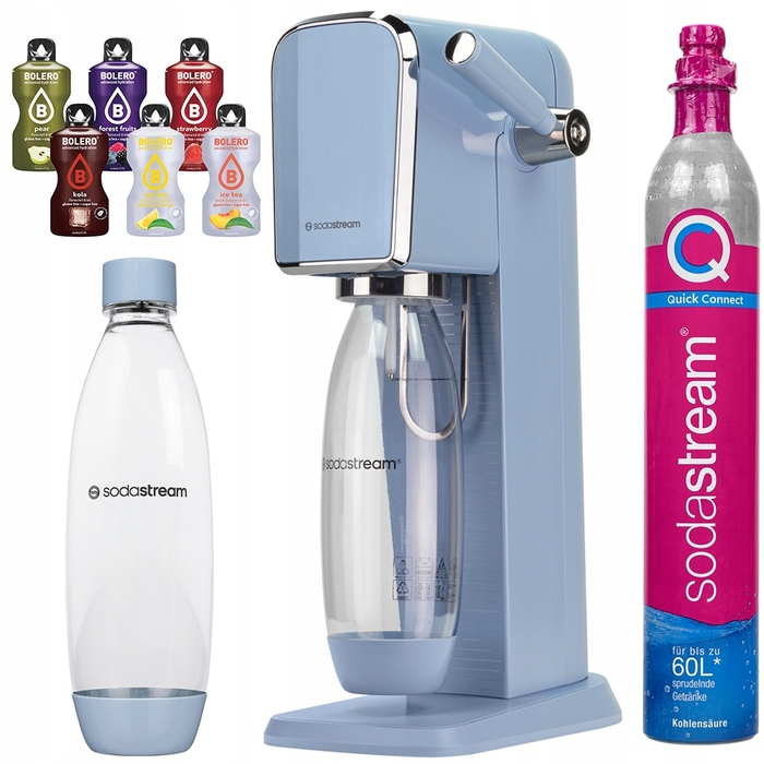 Сифонізатор SodaStream Art, синій, 1 л + балон CO2 60 л