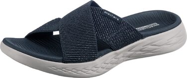 Сандалі Skechers ON-The-GO 600 Dainty Navy текстильні, 42 EU - жіночі літні босоніжки