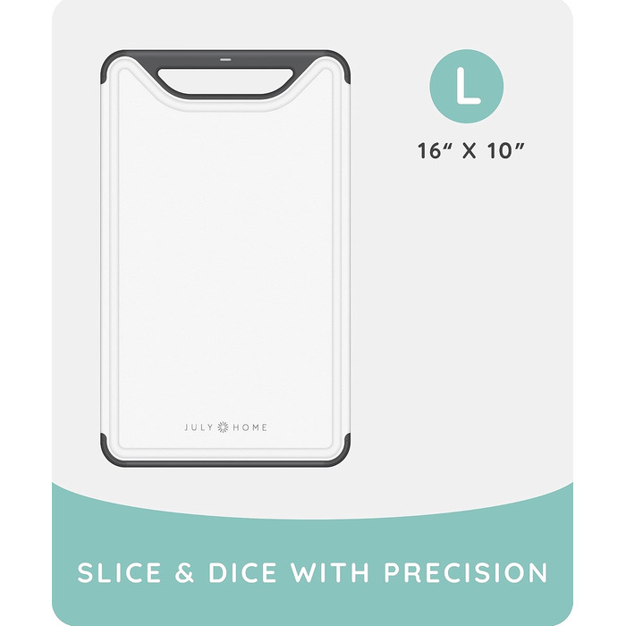 Набір з 3 дерев'яних обрізних дощок для кухні, чорного кольору, 40.6 x 25.4 см, з канавками для соку, придатні для миття в посудомийній машині