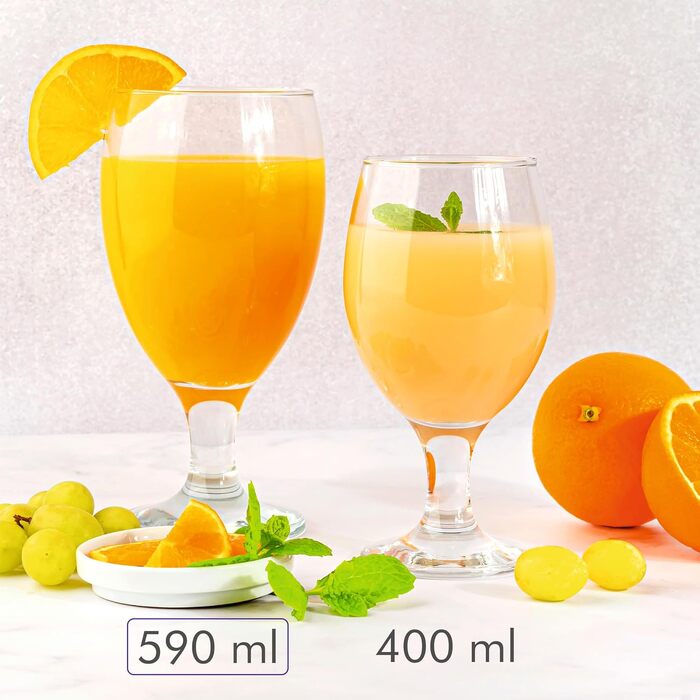 Набір пивних келихів Biergläser 590 мл (12 шт) - Кришталеві келихи для пшеничного пива, скляні банки для зберігання, подарунок чоловікові, можна мити в посудомийній машині