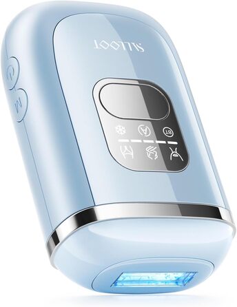 Прилад для епіляції IPL 22J, 78W, з охолодженням сапфіром, для дому, для обличчя, бікіні, пахв, блакитний