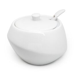 Цукорниця NERTHUS FIH 557 з порцеляни, кольорова, біла