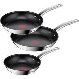 Набір сковорідок TEFAL Intuition для індукційних плит, сталь з антипригарним покриттям, 3 шт. (20/24/26 см)
