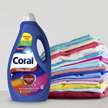 Пральний порошок Coral Farbschutz Color для кольорових речей, 6x23 WL (заряд на 138 прань)