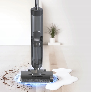 Вертикальний бездротовий пилосос-мийник RoboJet Washer 2, чорний