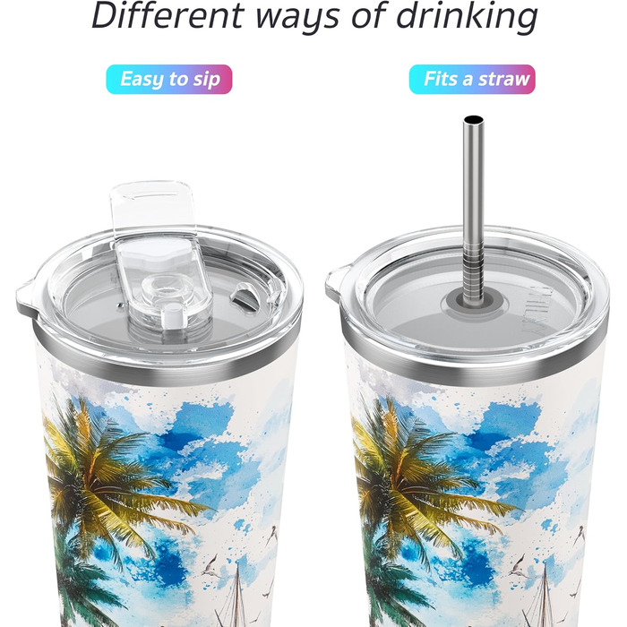 Термос THILY 780 мл з нержавіючої сталі, подвійний ізоляційний шар, з кришкою, захищеною від бризок, для гарячих та холодних напоїв, 2 шт. (Золотий мармур + Синій мармур)