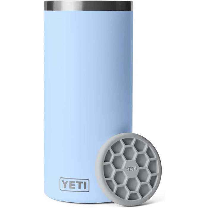 YETI Rambler Wine Chiller - Stainless Steel Insulated Wine Cooler (Big Sky Blue)
