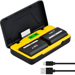 Акумулятор TAVT 2850mAh LP-E6 для Canon EOS R5, R6, R7 та ін. + Dual-Charger