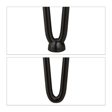Set of 4 Hairpin Legs with 2 Braces