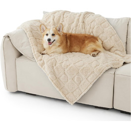 Підстилка для собак Bedsure: м'яка, тепла, кремово-біла, 100x120 см