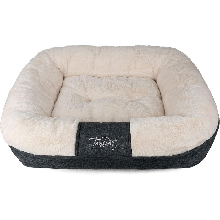 LunaLounge Snuggle Bed for Dogs and Cats in 3 Sizes and Colors (L, Beige)