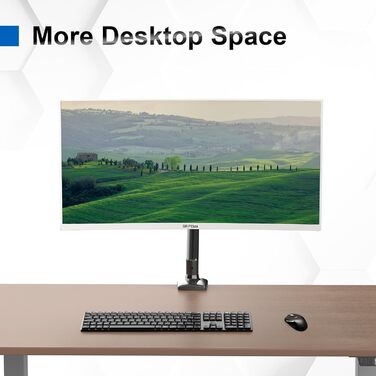 Кріплення для монітора GRIFEMA: регульована підставка для екрану 13-32 дюймів, чорний газовий амортизатор, VESA 75x75/100x100, до 9 кг