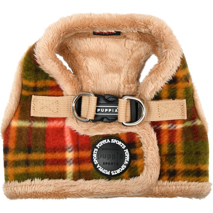 Пупая Джіанні Джерсі Жилет для собак Step-in, теплий зимовий принт квітів, для маленьких та середніх собак, маринований колір, розмір S (Бежевий, X-Large)