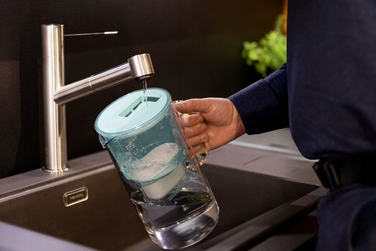 Скляний фільтр-кувшин Wessper D2 BOROSILICATE 3л, м'ятний + 7 фільтрів