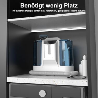 Пристрій для чищення оббивки та килимів: мокрий/сухий пилосос 450W для меблів, авто та диванів
