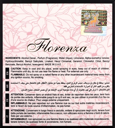 Парфумована вода Maison Alhambra Florence для жінок, 100 мл