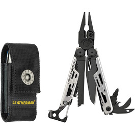 Leatherman Signal Multi-Tool with Nylon Sheath - 19 Tools for Camping, Survival, and Outdoor Adventures
