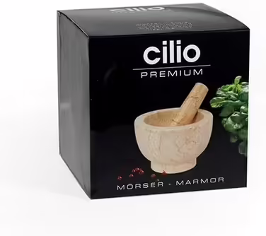 Cilio 422016 Mortar - Marble with Pestle