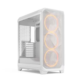 Корпус для ПК Fractal Design Meshify 3 White RGB TG Clear Tint з RGB підсвіткою та сітчастою передньою панеллю, підтримка ATX/mATX, 3 RGB вентилятори Momentum включені