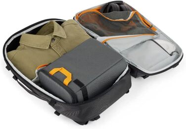 Рюкзак для камери Lowepro Trekker Lite BP 250 (Сірий), з винімним вкладишем, для бездзеркальних камер Sony Alpha 7, з системою кріплення аксесуарів