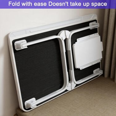 Стіл-підставка для ноутбука Bett: стіл для роботи в ліжку, для дому та офісу (60x40, чорний)