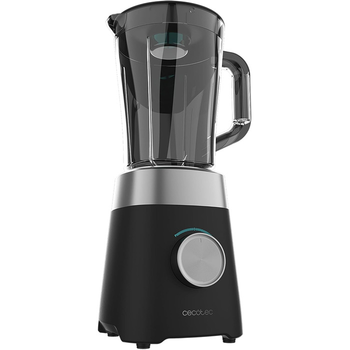 Cecotec Power Black Titanium 1300Max Stand Mixer - 1300W, 1.5L, 2 Speed, Titanium Blades, Pulse Function