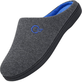 Тапочки Mishansha для дому чоловічі та жіночі зимові, з піною Memory Foam, розмір 36-47, сірі