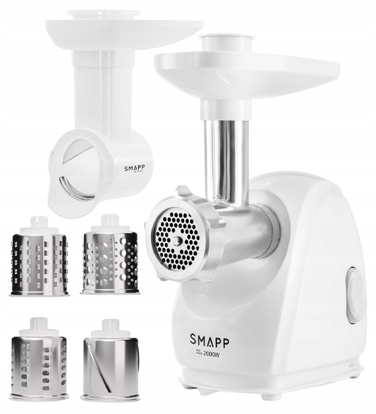 М'ясорубка SMAPP 489.81, біла, 2000 Вт