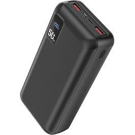 Power Bank 50000mAh з LED дисплеєм, 22.5W PD20W, 3 виходи та 2 входи, USB-C, для iPhone 16/15/14/13/12 Pro Max
