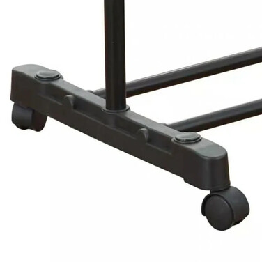 Adjustable Rolling Clothes Rack