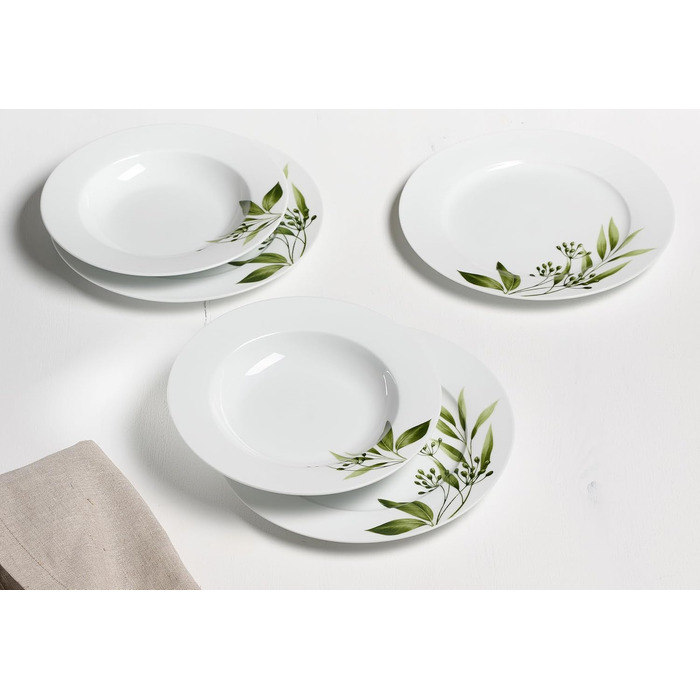 Сервіз столовий Ritzenhoff Breker Evora, 12 предметів, порцеляна, білий