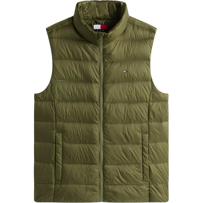 Жилет Tommy Jeans чоловічий, утеплений, темно-синій (Dark Night Navy), великий розмір 3XL, колір GREEN (Dark Greenery)