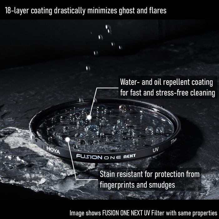Фільтр Hoya Fusion ONE Next (58mm, CIR-PL) - поляризаційний фільтр для об'єктивів 58 мм