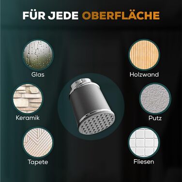 Штанга для штор 120-170см, сіра, Ø 32 мм, без свердління - для вікон, кімнат, кухні