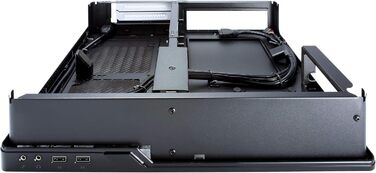 Корпус для ПК Fractal Design Node 804 Black - Компактний, з вентиляторами, для водяного охолодження, USB 3.0