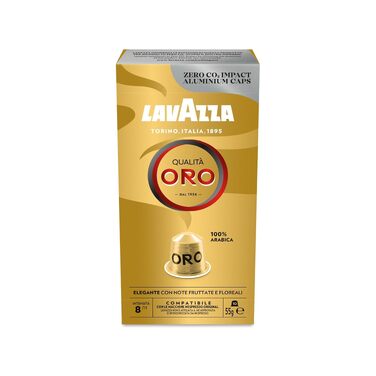 Кава в капсулах Lavazza Qualità Oro Espresso для Nespresso Original, 10 шт. x 2 упаковки (алюміній)