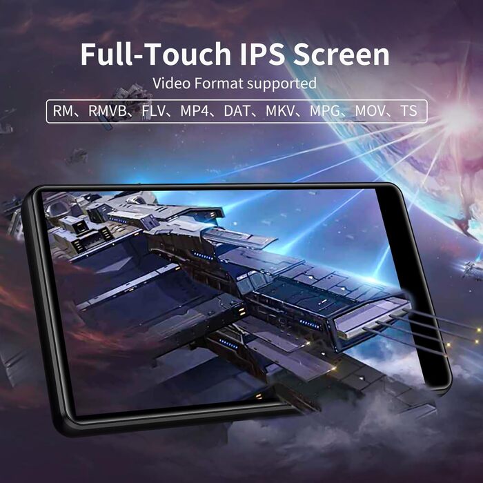 MP3 плеєр SWOFY 80GB з Bluetooth та WiFi, 4.0