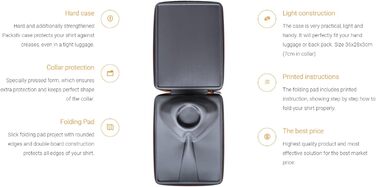 Дорожня сумка для сорочок Packshi Doppelt: жорсткий кейс для акуратного транспортування, ідеальний подарунок для чоловіків