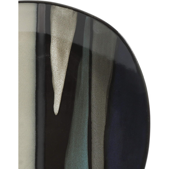 Набір посуду Gibson Elite Tequesta з реактивної глазурі (16 предметів) для 4 осіб, блакитно-зелений