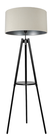 Підлоговий торшер Glimex LOFT E27 60 Вт, бежевий, коричневий, чорний